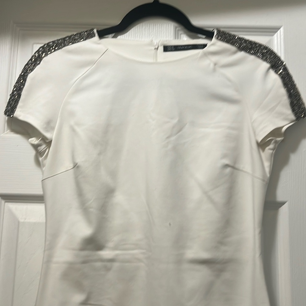 Zara beaded shoulder pads